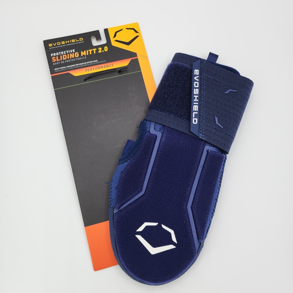 Evoshield Protective Sliding Mitt 2.0 Navy Blue Adult Sizing‎ Either Hand - Picture 2 of 9